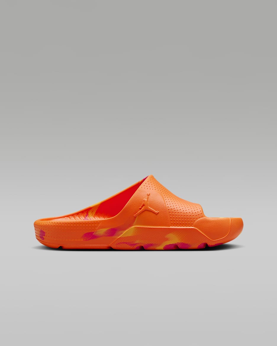 Orange jordan slides on sale